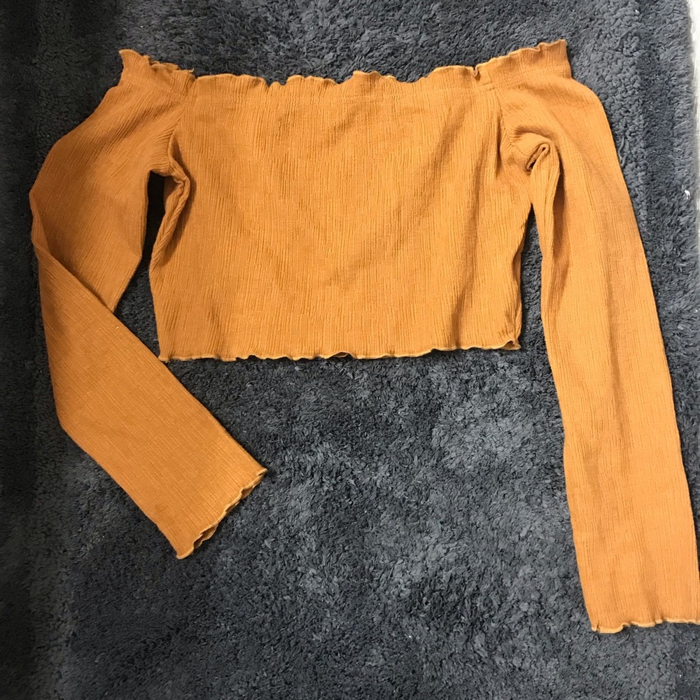 Tan Crop Top